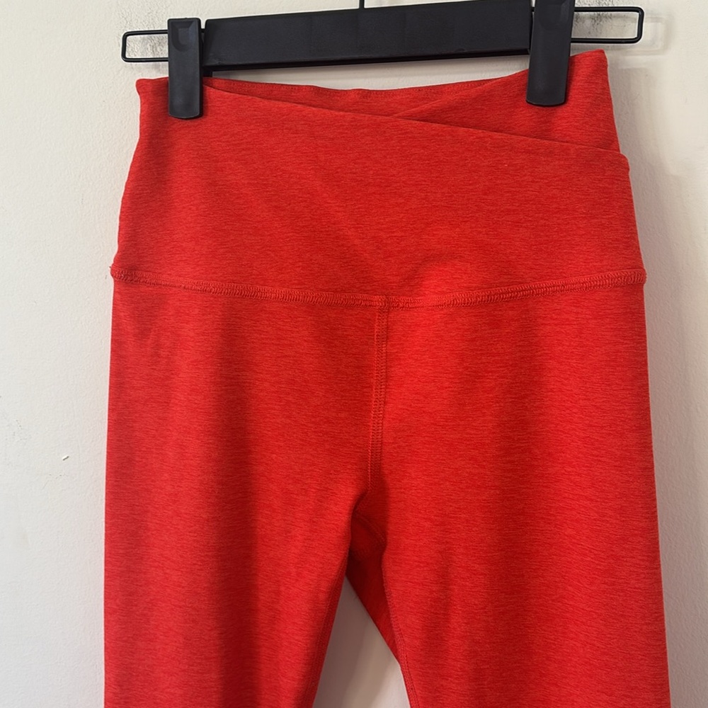 Beyond Yoga Spacedye At Your Leisure High Waisted Midi Legging Candy Apple Red - Picture 5 of 9